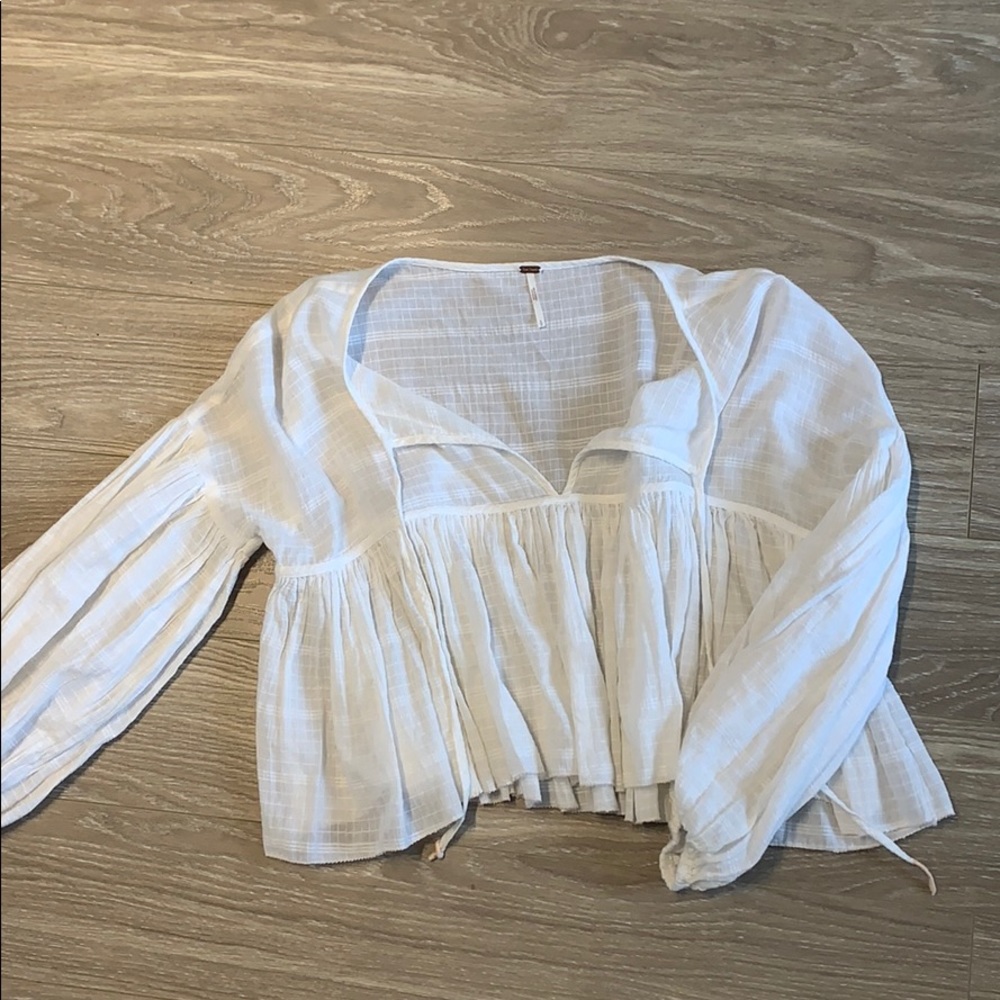 Free People white top